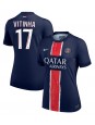 Paris Saint-Germain Vitinha #17 Zenski Domaci Dres 2024-25 Kratak Rukavima